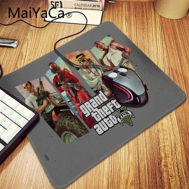 Подарочный коврик MaiYaCa для мальчиков GTA 5 HD обои ноутбука игровые мыши мягкий