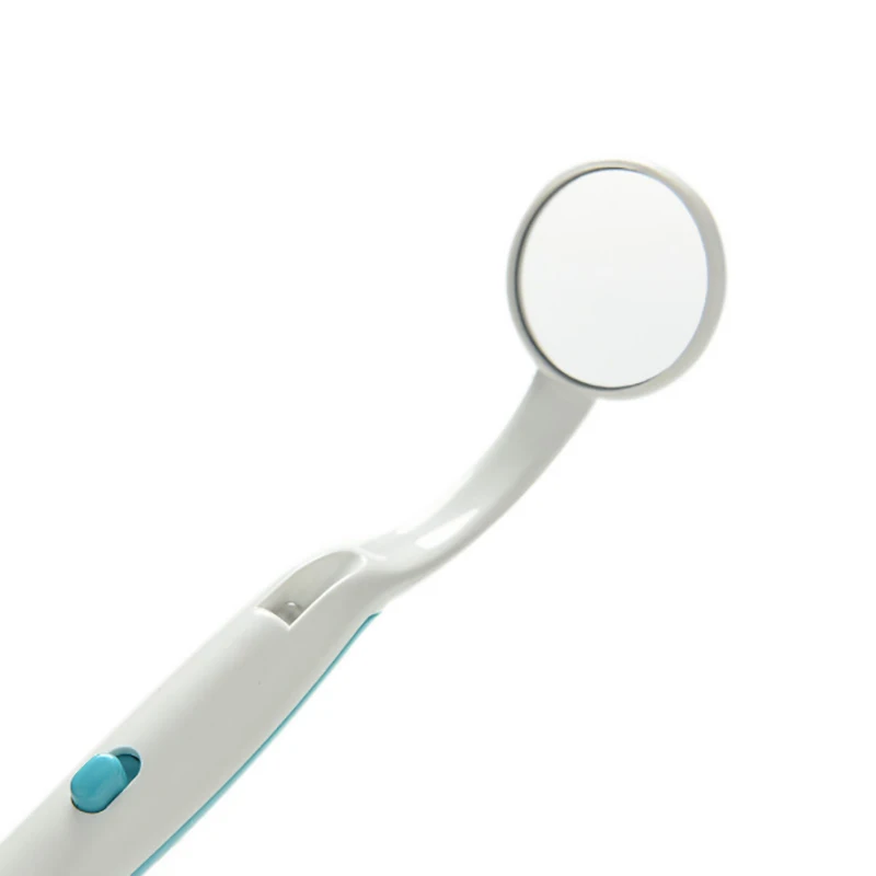 1 шт. LED стоматологическое зеркало для рта ABS ручка анти-туман изогнутый угол