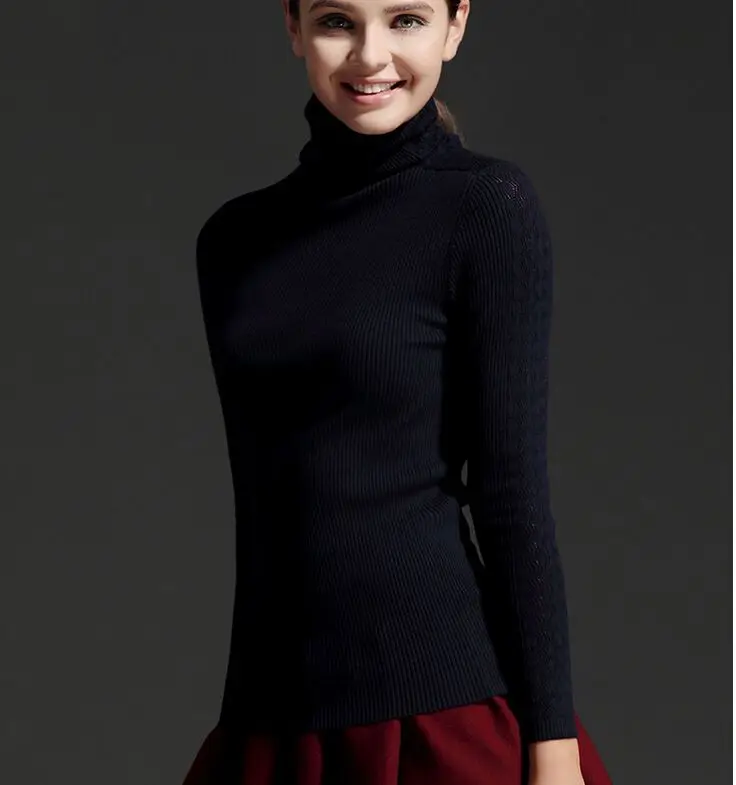 Новинка 2017 Женский кашемировый свитер женский модный осенне-зимний теплый с