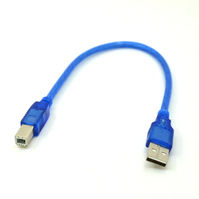 Кабель для принтера USB 2 0 Type A Male to B короткий кабель концентратора картридж на