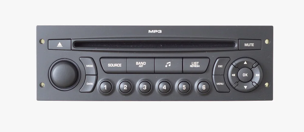 Оригинальный автомобильный радиоприемник RD45 с CD USB Bluetooth для Peugeot 207 206 307 308 807 Citroen C2