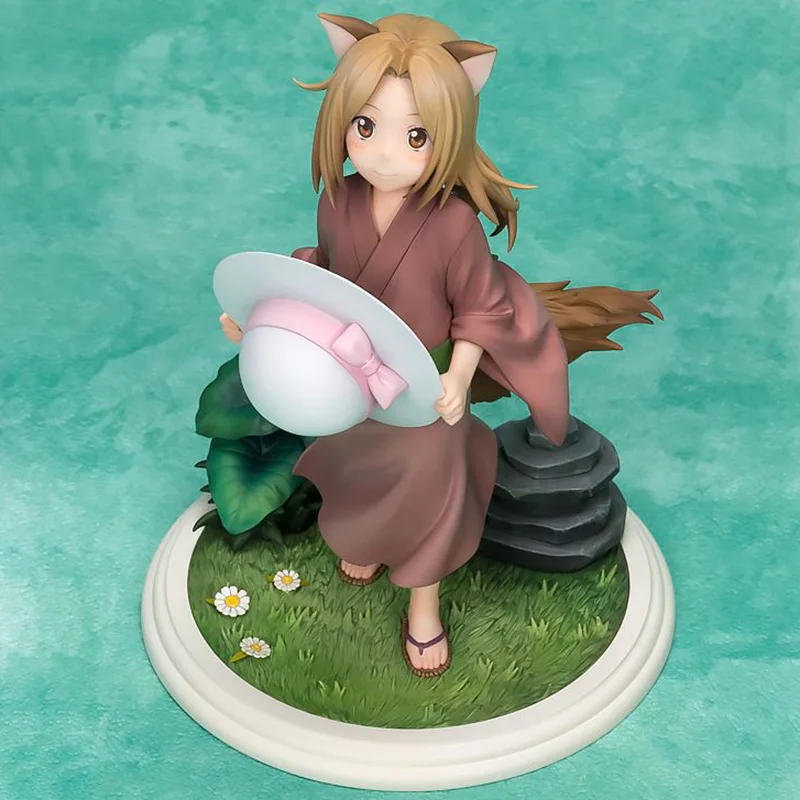 Экшн-фигурка Нацумэ Yuujinchou с маленькой лисой масштаб 1/8 окрашенная фигурка лисы