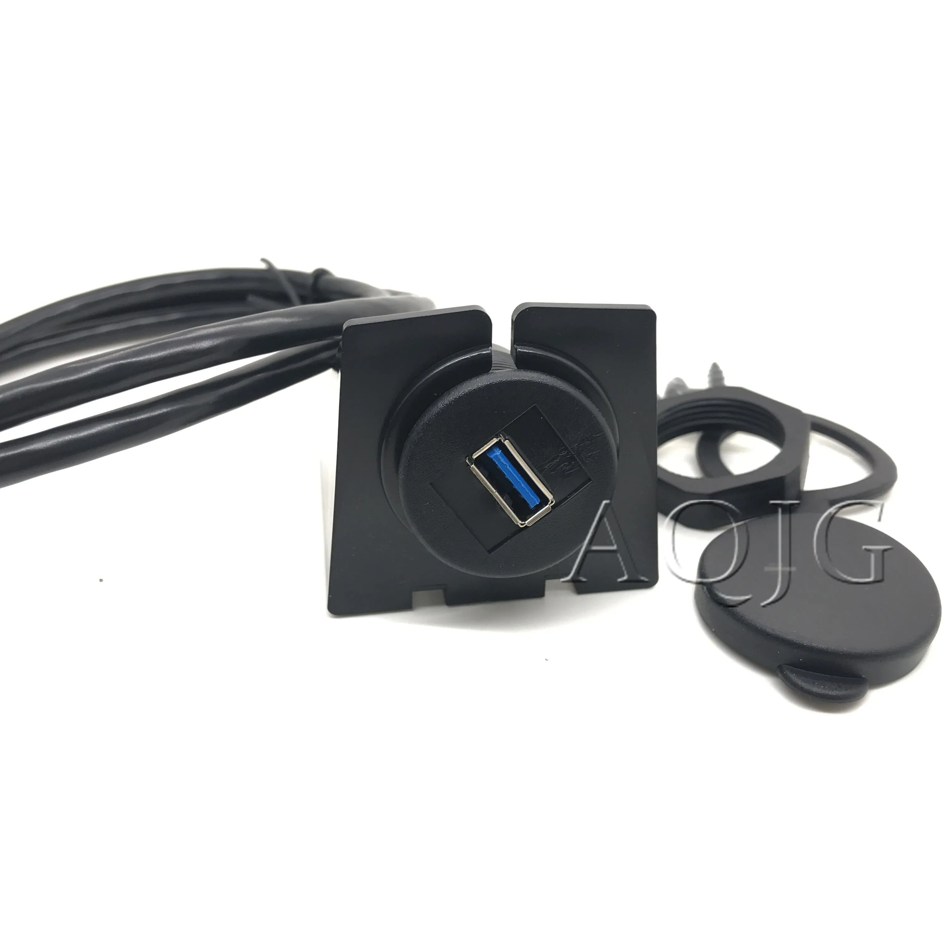 Водонепроницаемый 1 метр USB 3 0 Dash Flush Mount Удлинительный кабель от мужчин до женщин