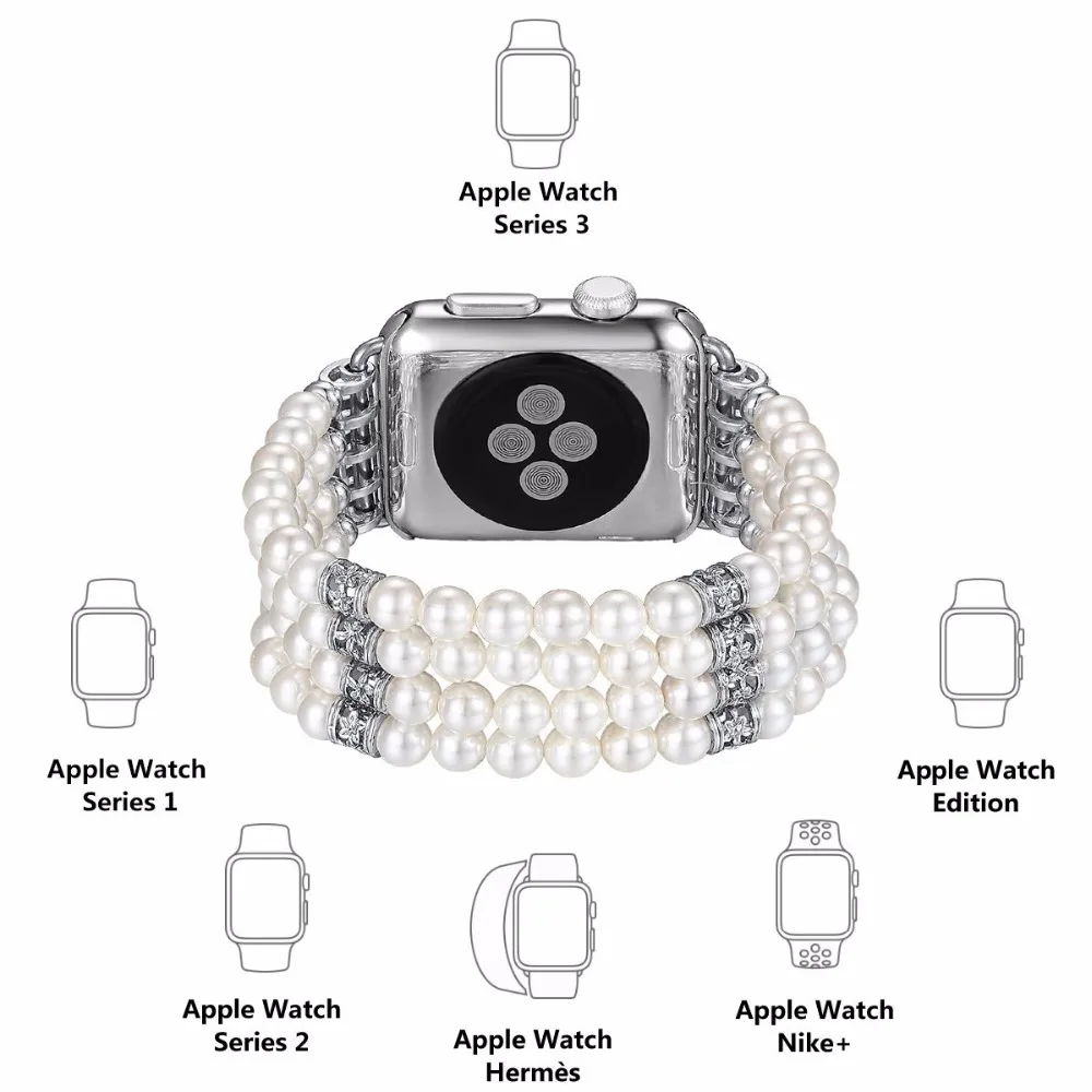 Браслет для Apple Watch 4 ремешка модный браслет ручной работы женщин серия 40 44 мм 3 2 1