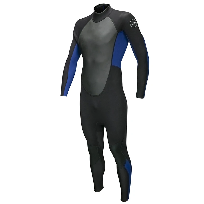

Wetsuit Men Full 3mm Neoprene Wet Suit Surfing Suit Diving Snorkeling Swimming Jumpsuit Back Zipper Long Sleeve Men's Black