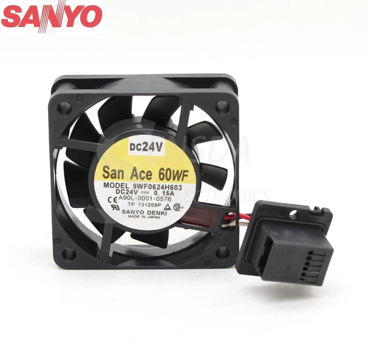 Для Sanyo 9WF0624H603 6020 24V 0.15A A90L 0001 0576 водонепроницаемого вентилятора охлаждения|24v cooling