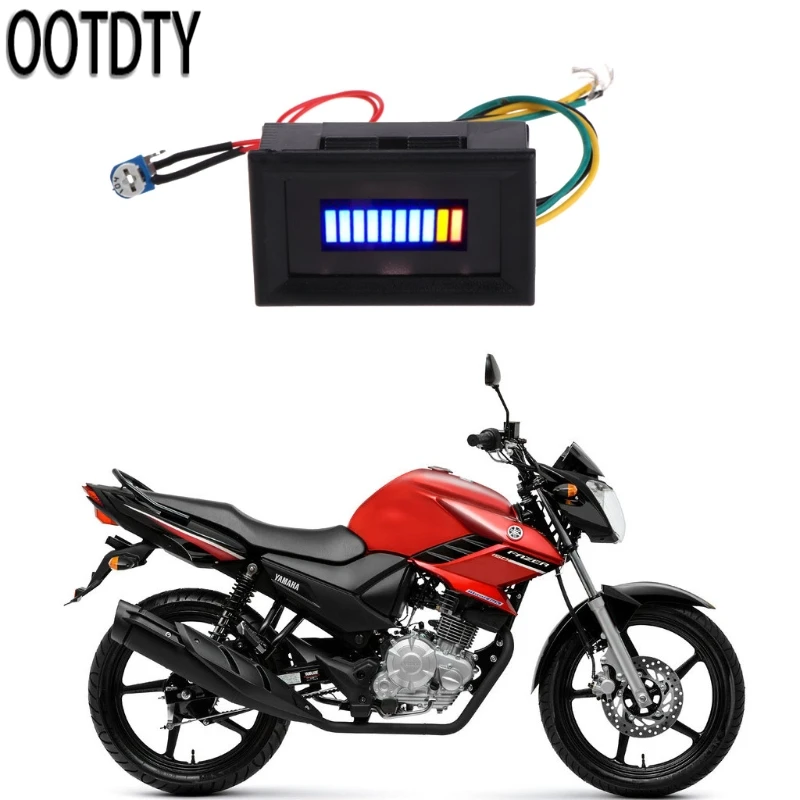 OOTDTY 12V Unversal Мотоцикл Автомобиль измеритель уровня масла светодиодный индикатор