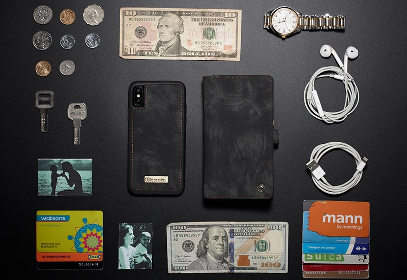 Для Iphone 11 Pro 11Pro чехол из натуральной кожи флип-Кошелек Многофункциональный магнитный чехол для телефона для IPhone 7 8 Plus X XS чехол для MAX XR