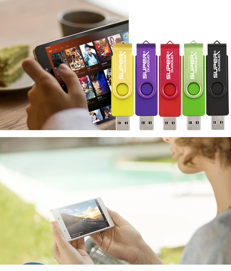 Usb 2,0 OTG USB флеш-накопитель для смартфонов/планшетов/ПК 8 ГБ 16 ГБ 32 ГБ 64 Гб 128 ГБ флеш-накопитель высокоскоростной флеш-накопитель посылка