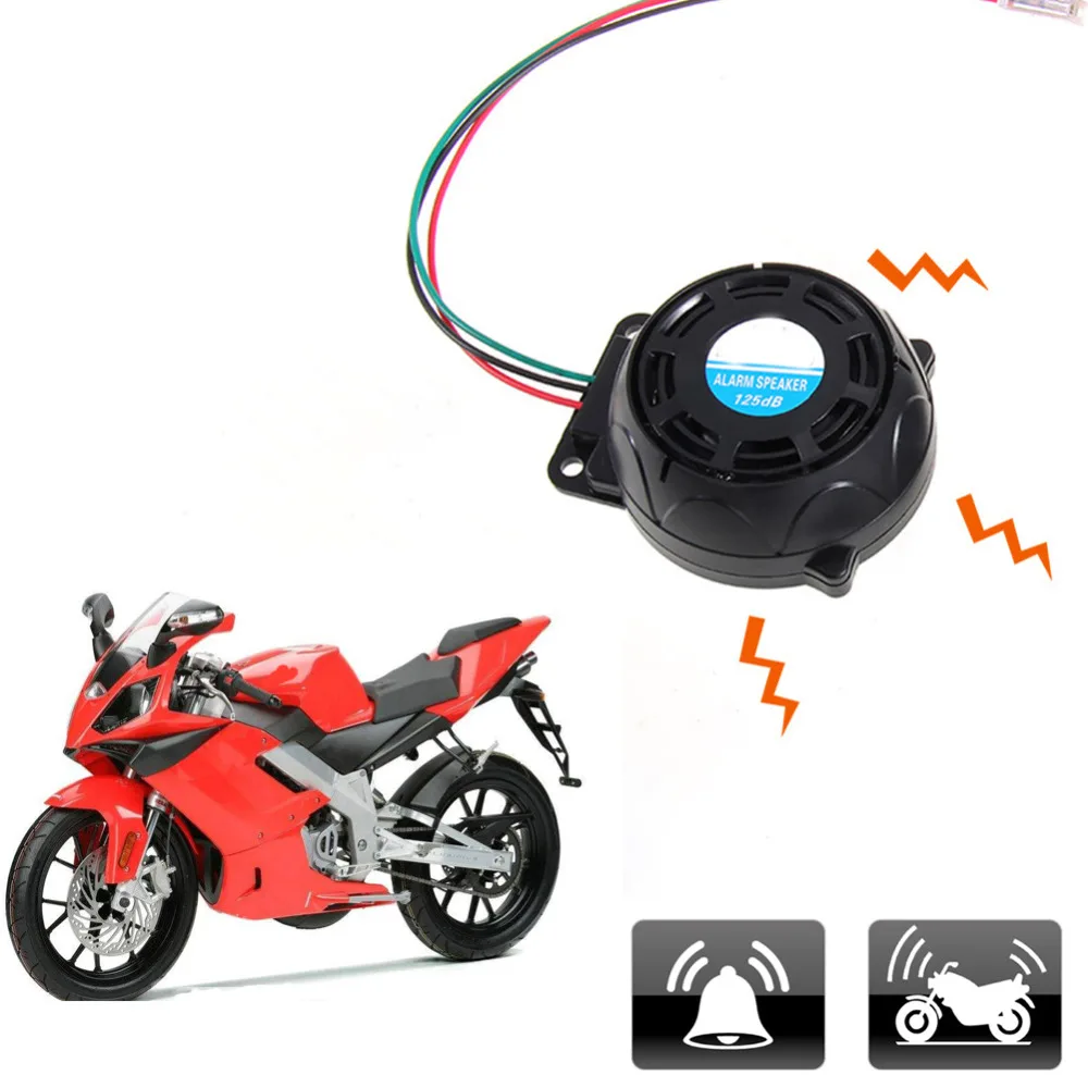 

Motorcycle 1 Way Security Anti-theft Alarm Scooter Remote Control Waterproof Alarms Universal Motorbike DC 12V Protection System