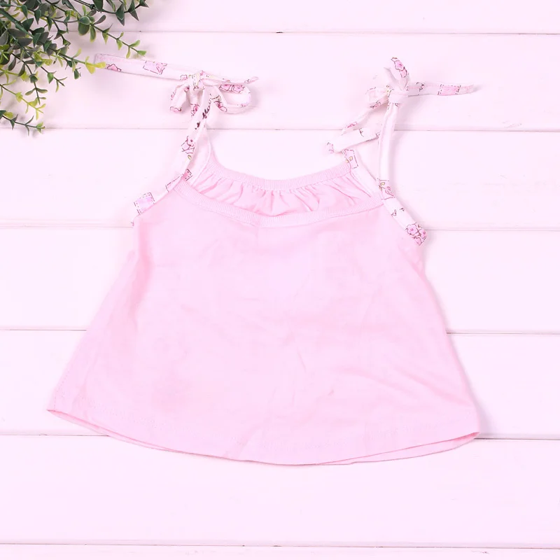 Хлопковые топы с цветочным рисунком для маленьких девочек мягкие удобные