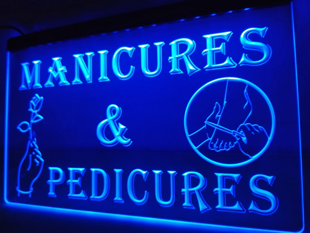 

LB592- Manicures Pedicures Beauty Salon LED Neon Light Sign home decor crafts