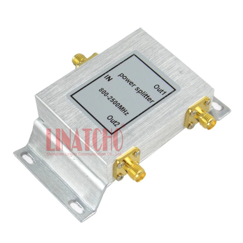 2 Way SMA connector micro-strip power splitter 800-2500MHz wifi signal booster repeater divider