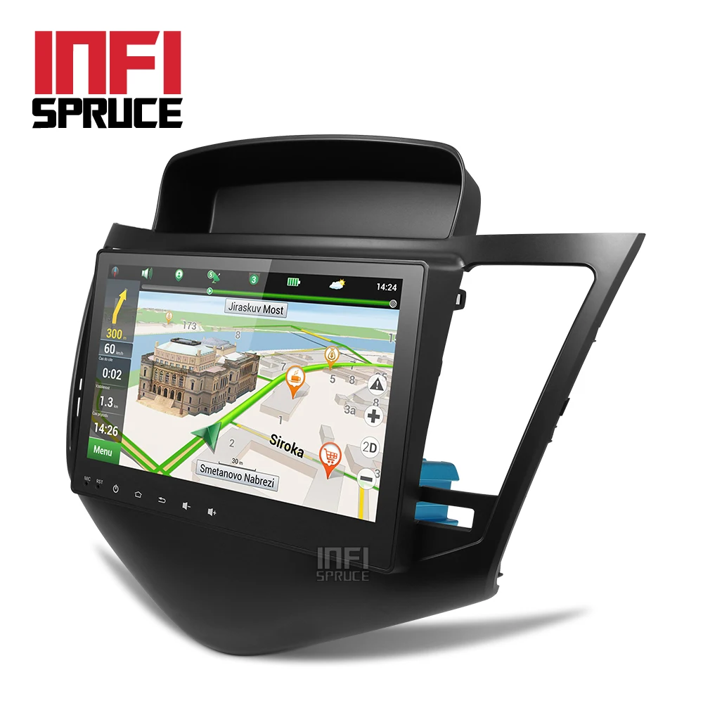 Android 8 1 автомобильный dvd gps плеер для Chevrolet Cruze 2009 2013 с радио навигацией Поддержка