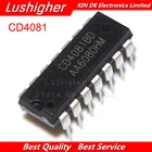 10 шт. CD4081BE CD4081BD DIP14 CD4081 DIP IC новый оригинальный