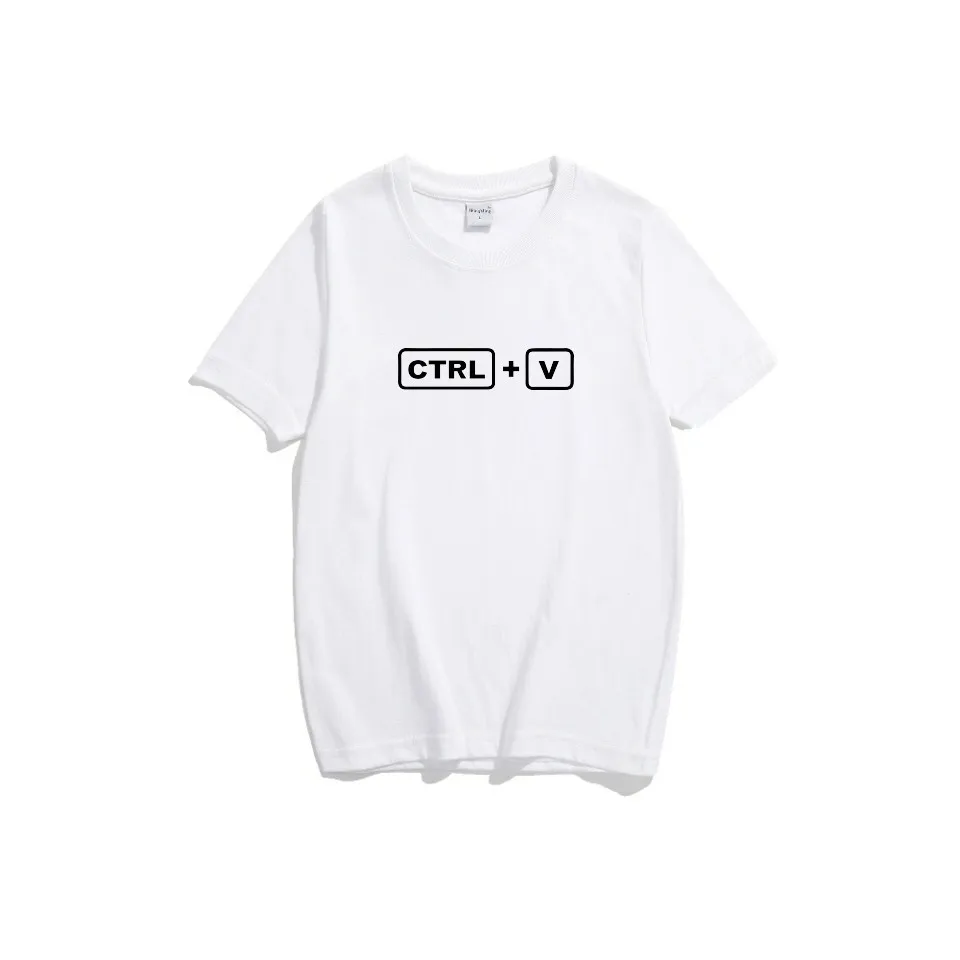 Одинаковая одежда для семьи CTRL C+ CTRL V/футболки для всей семьи, для папы и сына, одежда для семьи и мальчиков, одинаковые комплекты для семьи