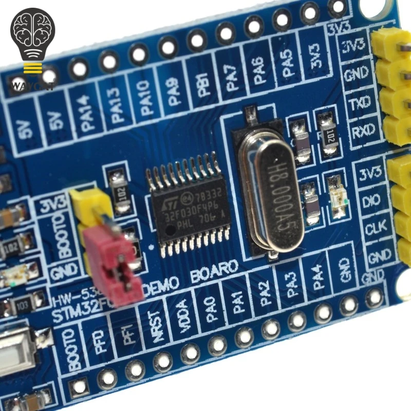 WAVGAT 48 МГц STM32F030F4P6 макетная плата для небольших систем s тройная 32 битная мини