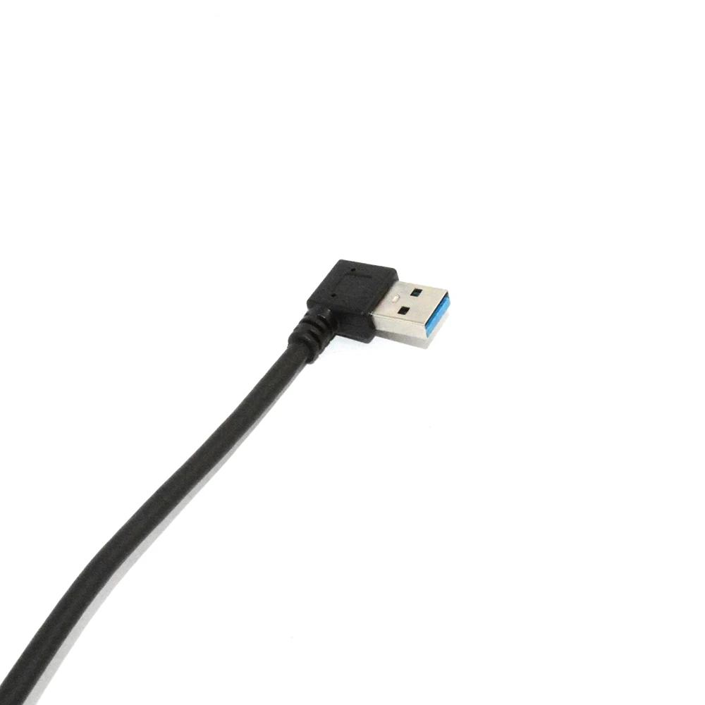 Danspeed Новый Реверсивный кабель питания USB 3 0 AM под прямым углом к usb type C для