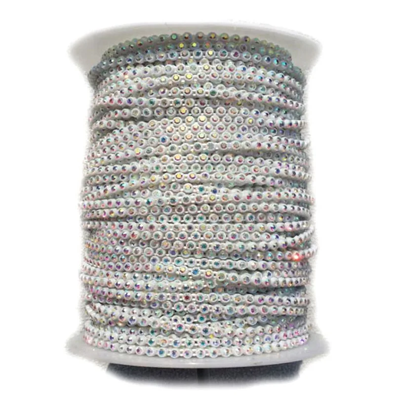 Прозрачный (Clear) Цвет SS8 Стекло AB пришить горный хрусталь отделка окантовкой DIY