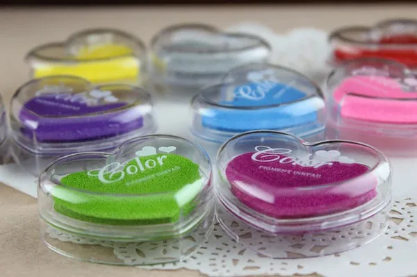 12 видов цветов товары для вечеринки цвет сделай сам любовь сердце дерево Inkpad 9 г