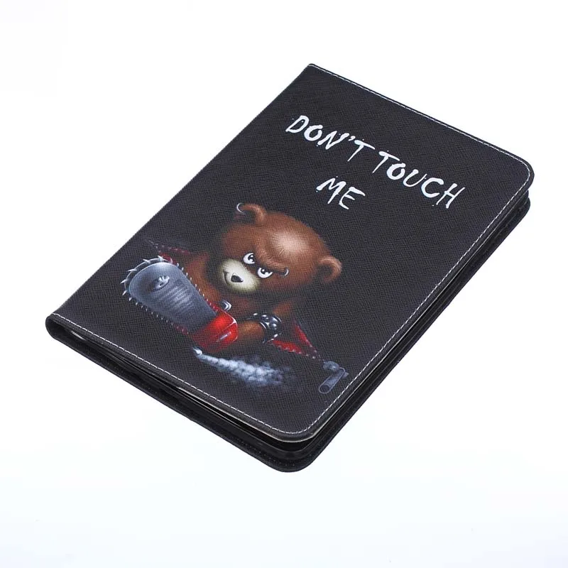 Кожаный чехол книжка с подставкой и рисунком для планшета Samsung Galaxy Tab A 8 0 T350 T351 T355