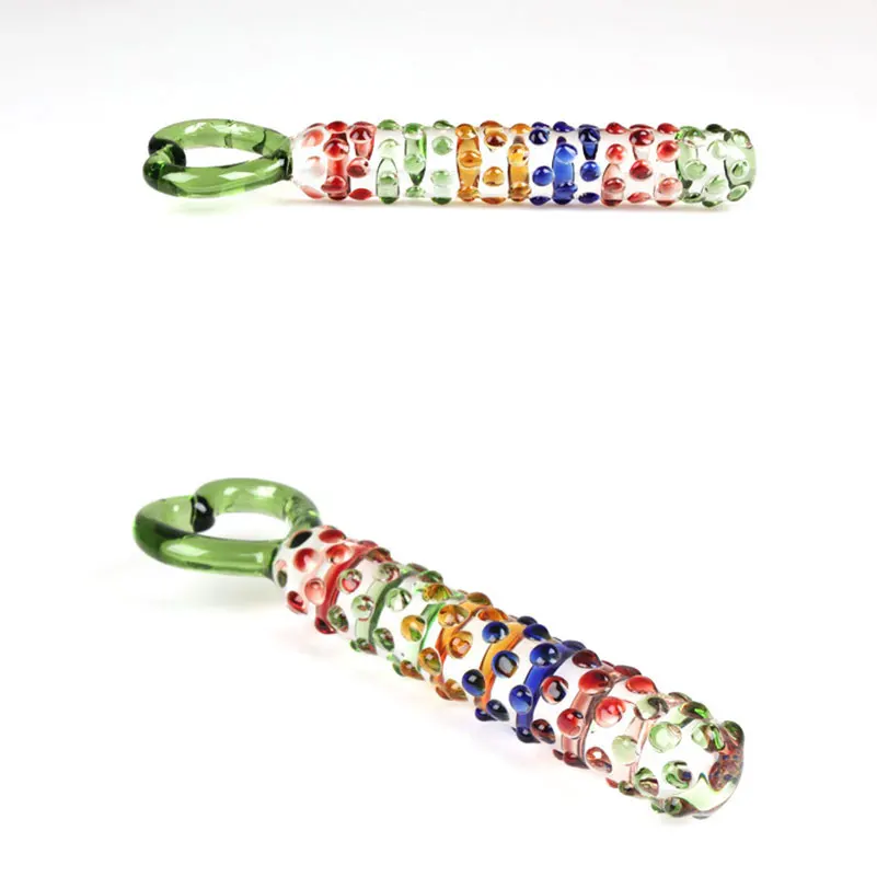 Стеклянная Анальная пробка пуля в форме сердца анальные секс-игрушки для мужчин