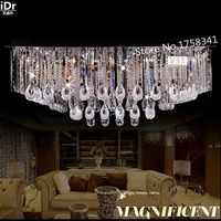 modern high quality crystal ceiling rectangular led bedroom lamp hallceiling 100 quality assurance