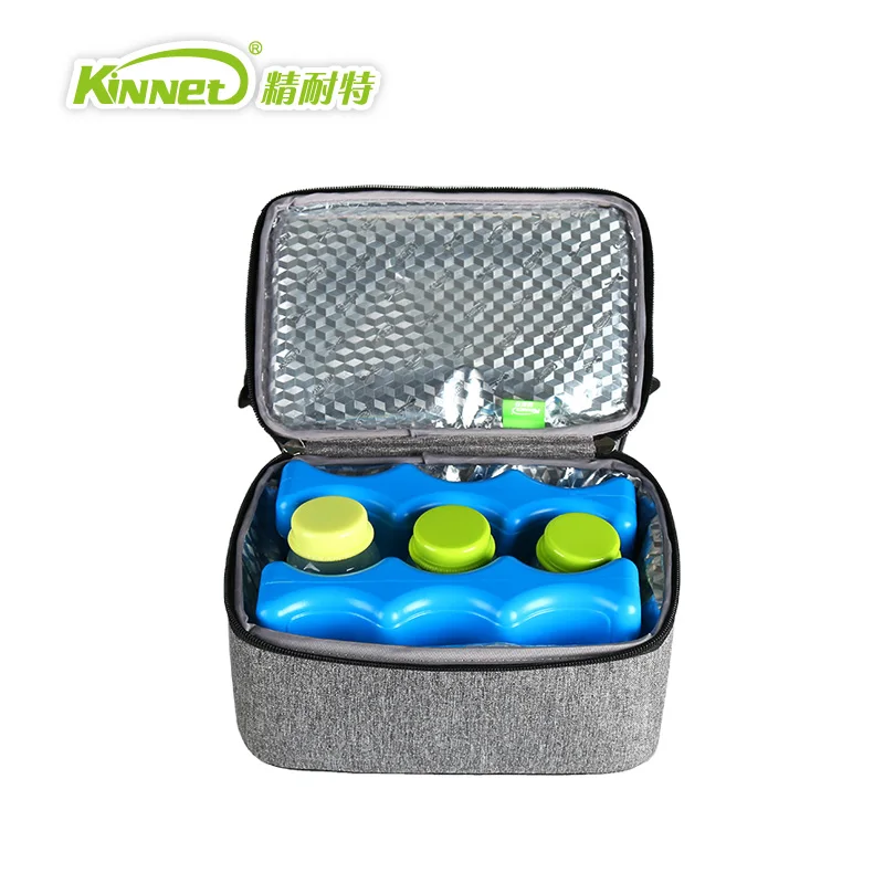 KinNet Термосумка для грудного молока двухслойная изолированная сумка холодильник