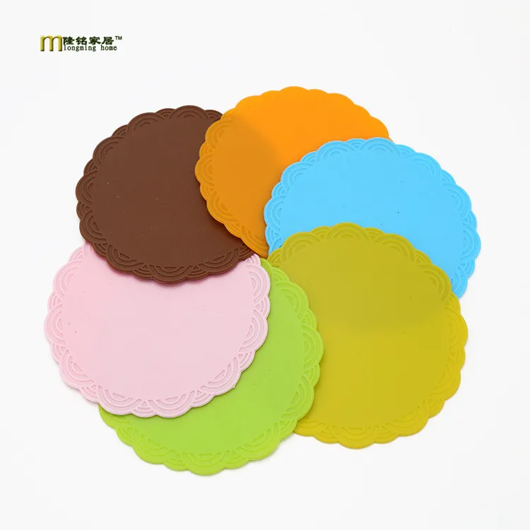 1 шт. небольшая толщина силиконового коврика изоляционная чашка коврик из