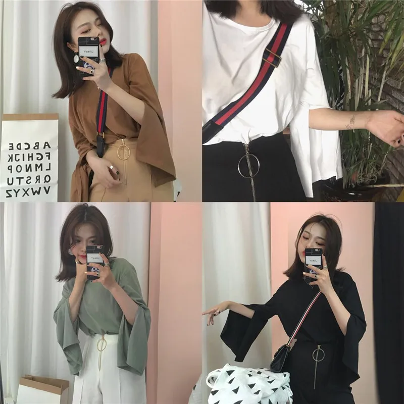 Mihoshop Ulzzang Корейская женская модная одежда летняя повседневная в стиле преппи