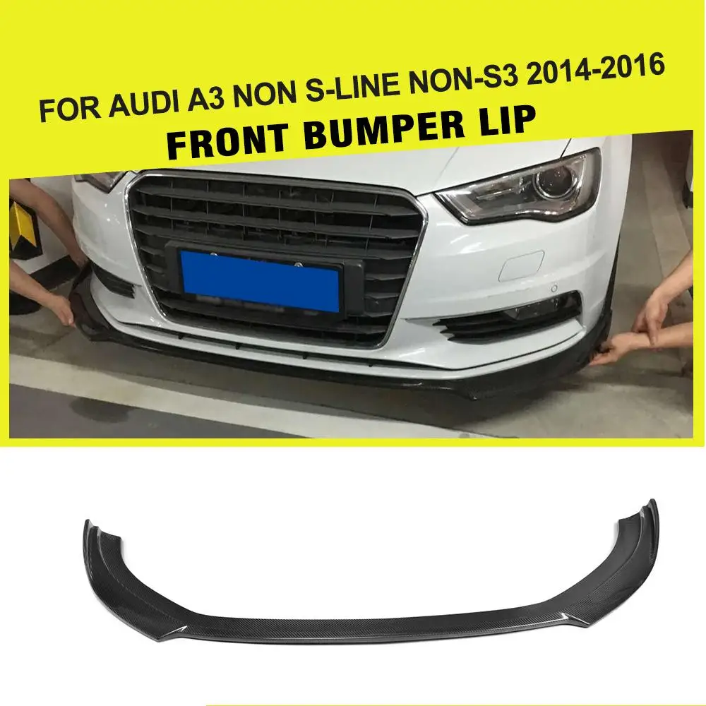 Спойлер для переднего бампера спойлер Audi A3 Sedan Standard только 2013 2014 2015 2016|front lip spoiler|lip