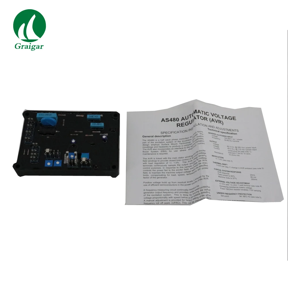 

Новый автоматический регулятор напряжения AVR AS480