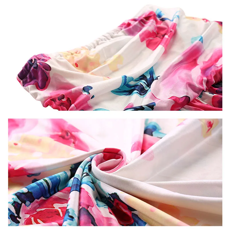 2018 летнее пляжное платье модные с цветочным принтом длинное Sexy бретелек Высокая