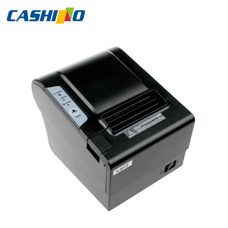 Cashino CSN-80L 24В высокоскоростной 80 мм дешевый термальный pos чековый принтер с авто резцом (USB + LAN + WIFI)