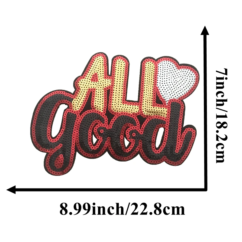 2 шт./лот все хорошие сердца блестящие нашивки для одежды термоклейкие/Пришивные