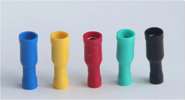 Производство латуни 100 шт стандартная клемма холодного давления в форме пули