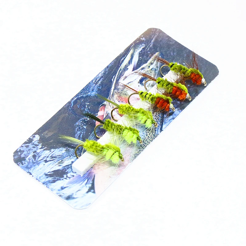 Consuader 2019New 6 штук кор. 10 # Монтана демпель Стрекоза для рыбалки nymph мухи 2 цвета