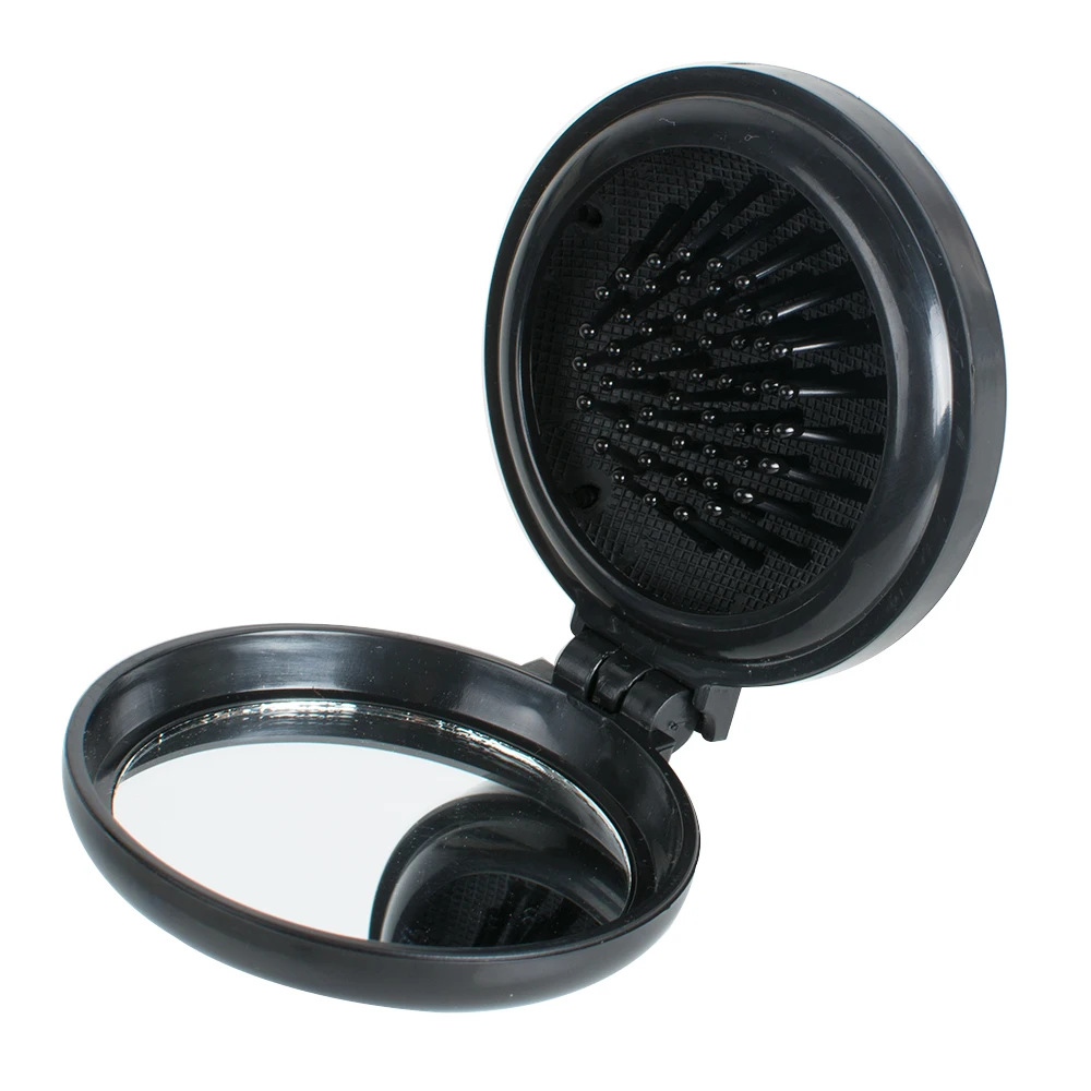 Портативная Складная мини расческа для девочек 1 шт. массажная круглая щетка