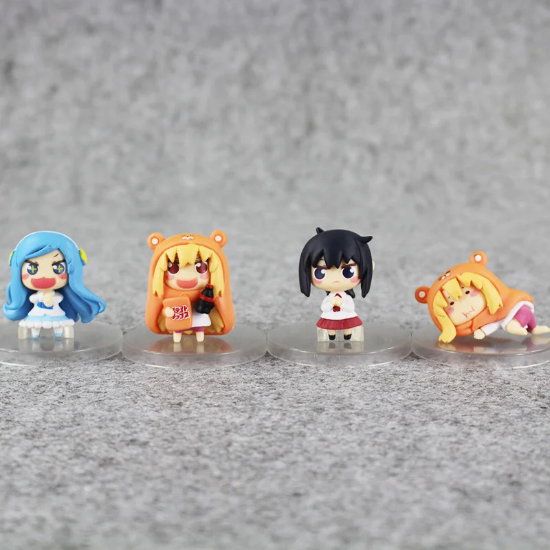 8 шт./лот аниме Sankaku Head Himouto! ПВХ экшн фигурка Умару Чан дома игрушки Коллекционная