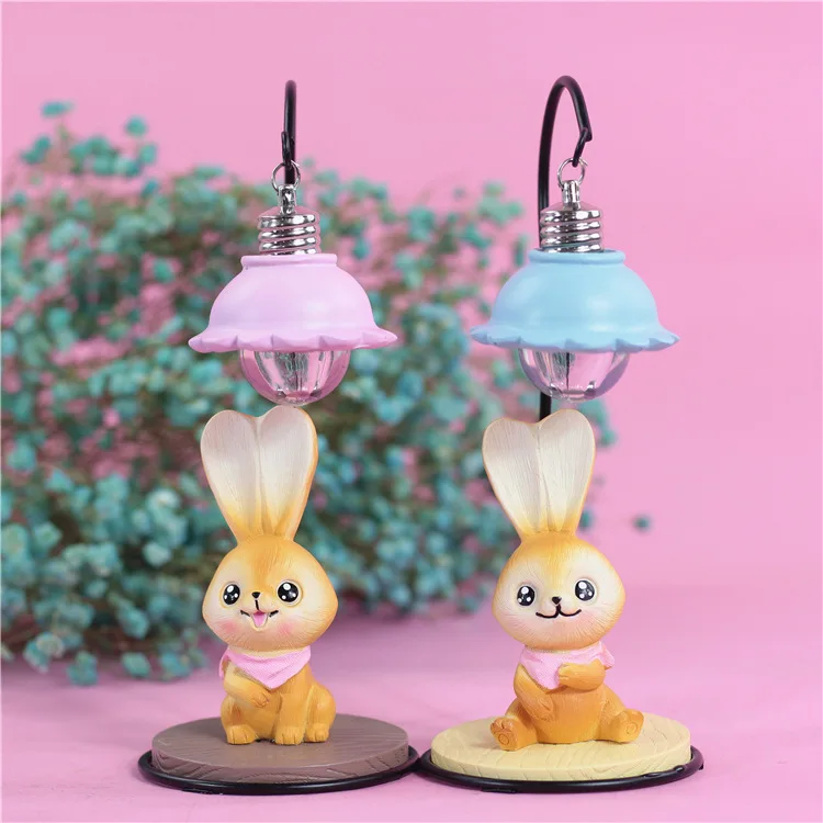 Новый милый мультяшный кролик Зак-ка ручной работы светодиодный ночник животное