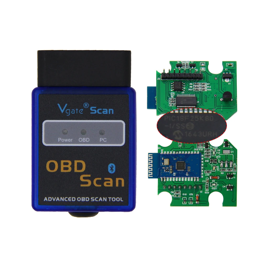 Vgate Icar Pro ELM327 V2.1 OBD2 Bluetooth диагностический сканер ELM 327 Автомобильный диагностический инструмент OBD2 сканер для SAE J1850 ELM327 V1.5