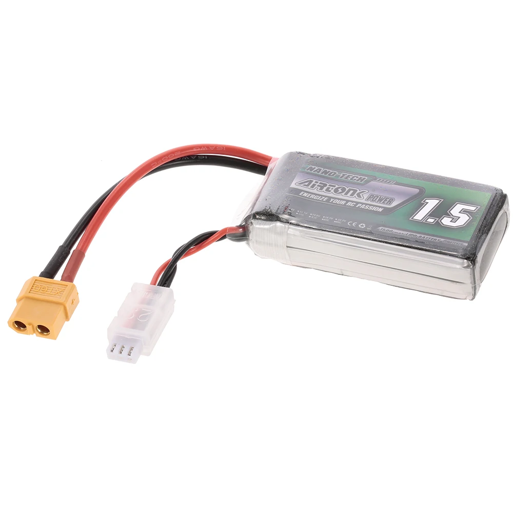 Аккумуляторная батарея LiPo 7 4 В 1500 мАч 850 600 450 30C 2S XT30 XT60 штекер для гоночного дрона