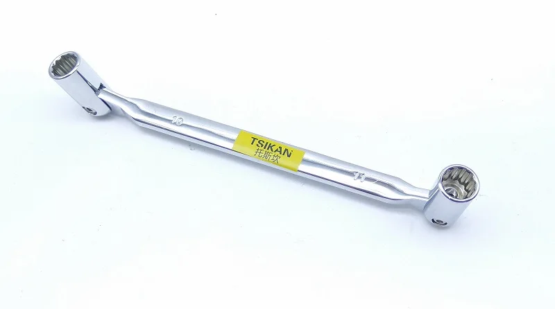 New 1pcs 10*11mm Double End Socket Wrench tools Adjustable Spanner 40CR | Инструменты