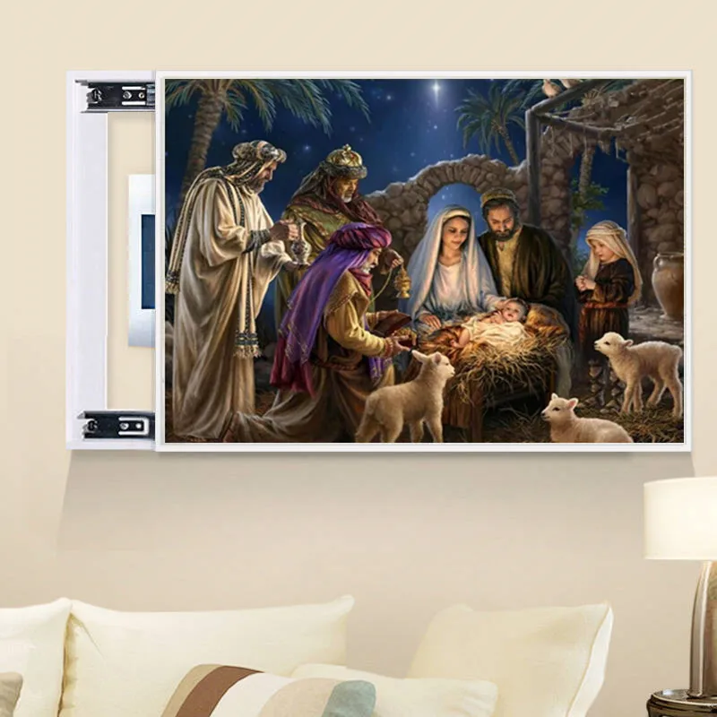 5D сделай сам полностью круглая алмазная живопись Семейный портрет вышивка