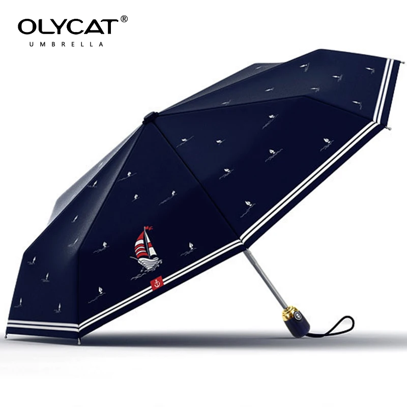 OLYCAT Для женщин зонт автоматический солнцезащитный крем Anti UV зонтик дождь