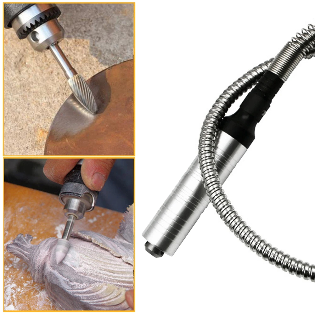 Universal Rotary Grinder Handle Power Tool Mini Separate Woodworking Extension Rod Stainless Steel Flexible Shaft Electric Drill |