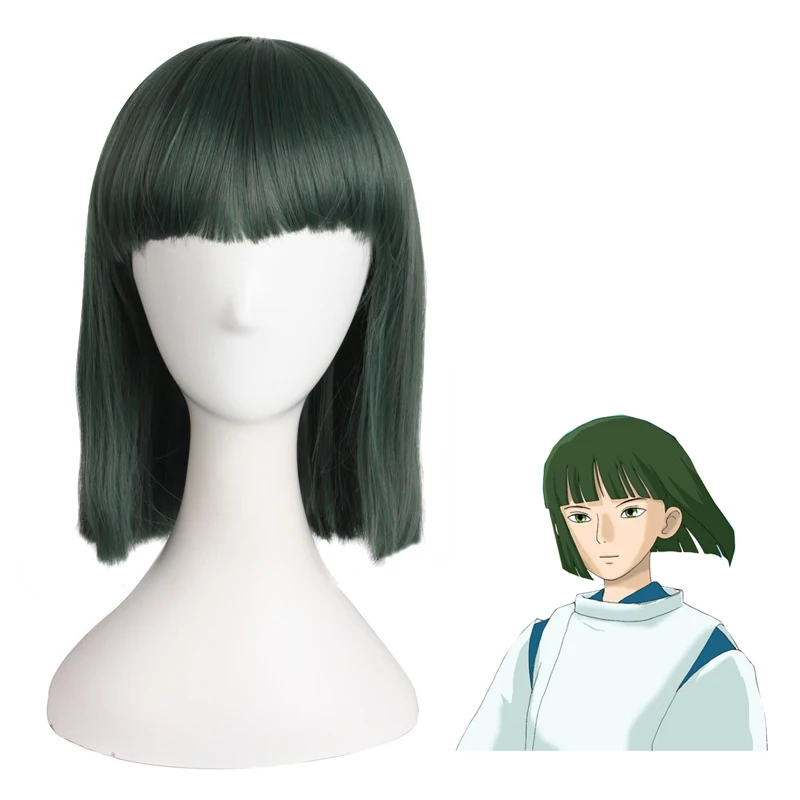 Унесенные призраками Nigihayami Kohakunushi аниме игровой костюм косплей парик 30 см прямые