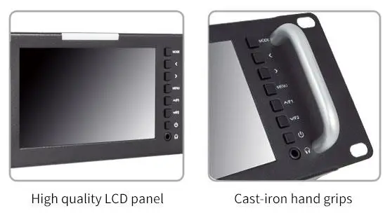 Feelworld T51 тройной 5 дюймов 2RU lcd 3G-SDI HDMI вход выход в стойку монитор вещания уровень качества монитор