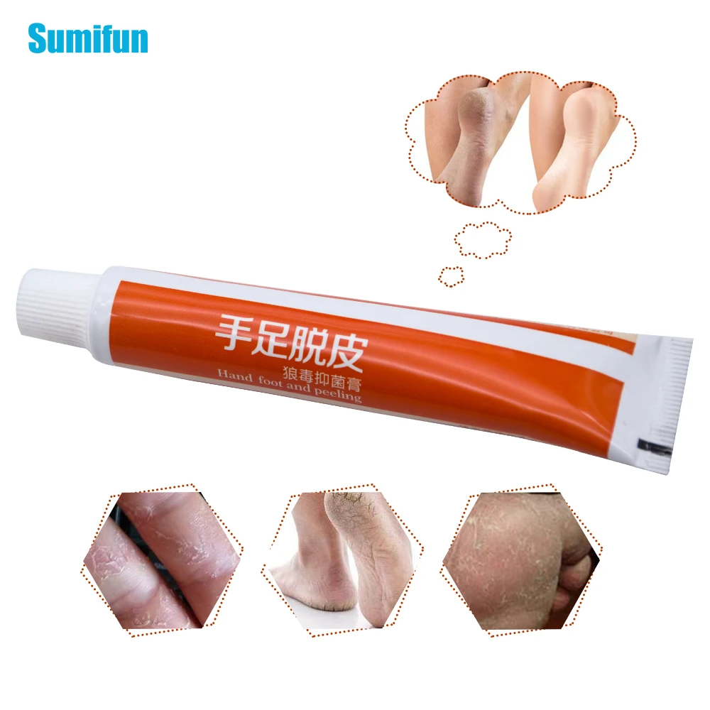 Sumifun 1 шт. анти-сухая трещина мазь для рук Крем от трещин пятки обветренный пилинг Отшелушивающий медицинский пластырь P1016
