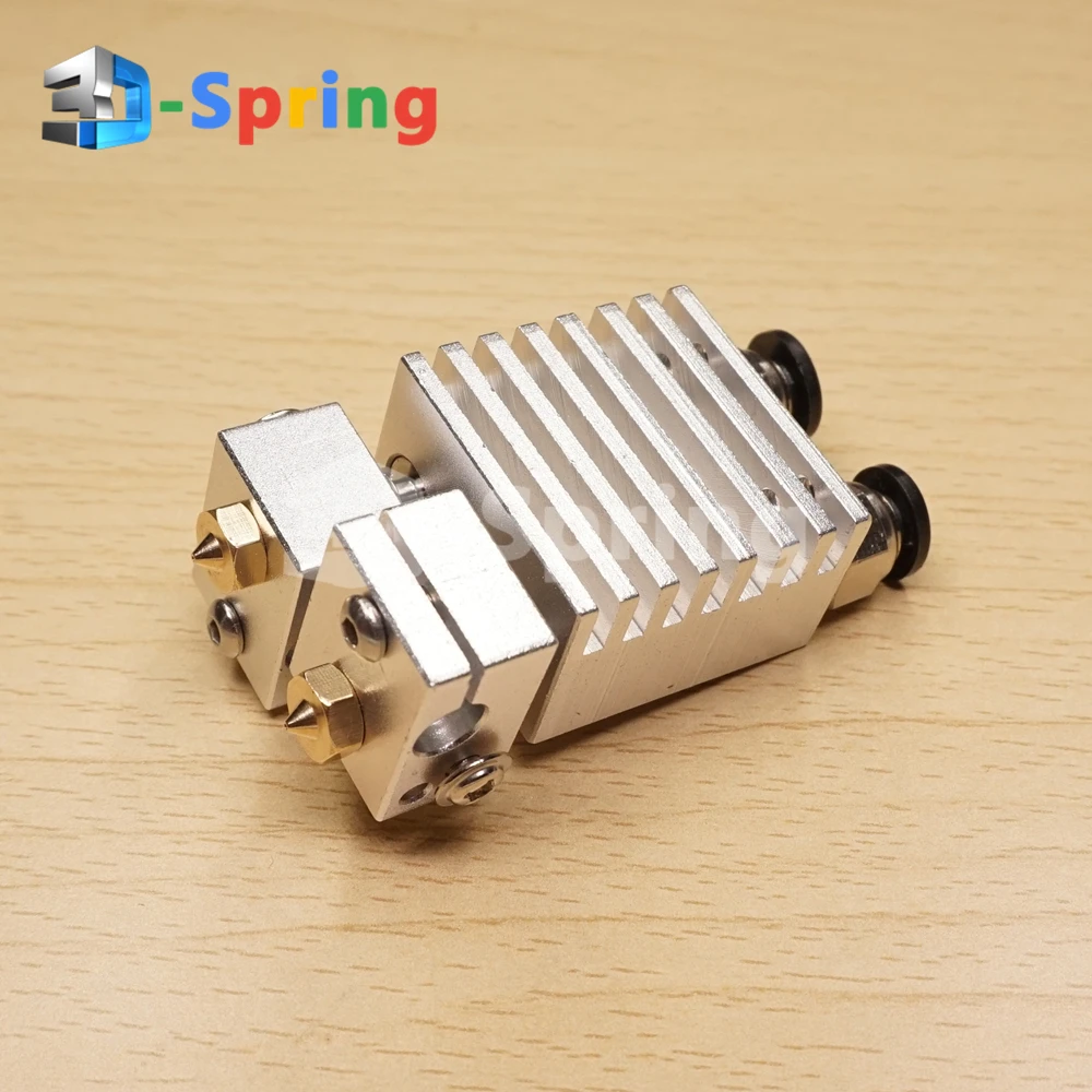 Chimera Hotend Комплект Экструдер сопло для 3d принтера двойная алюминиевая ремка для телефона 1,75 мм 3 мм нить титановая PTFE тефлон тонкой отделки